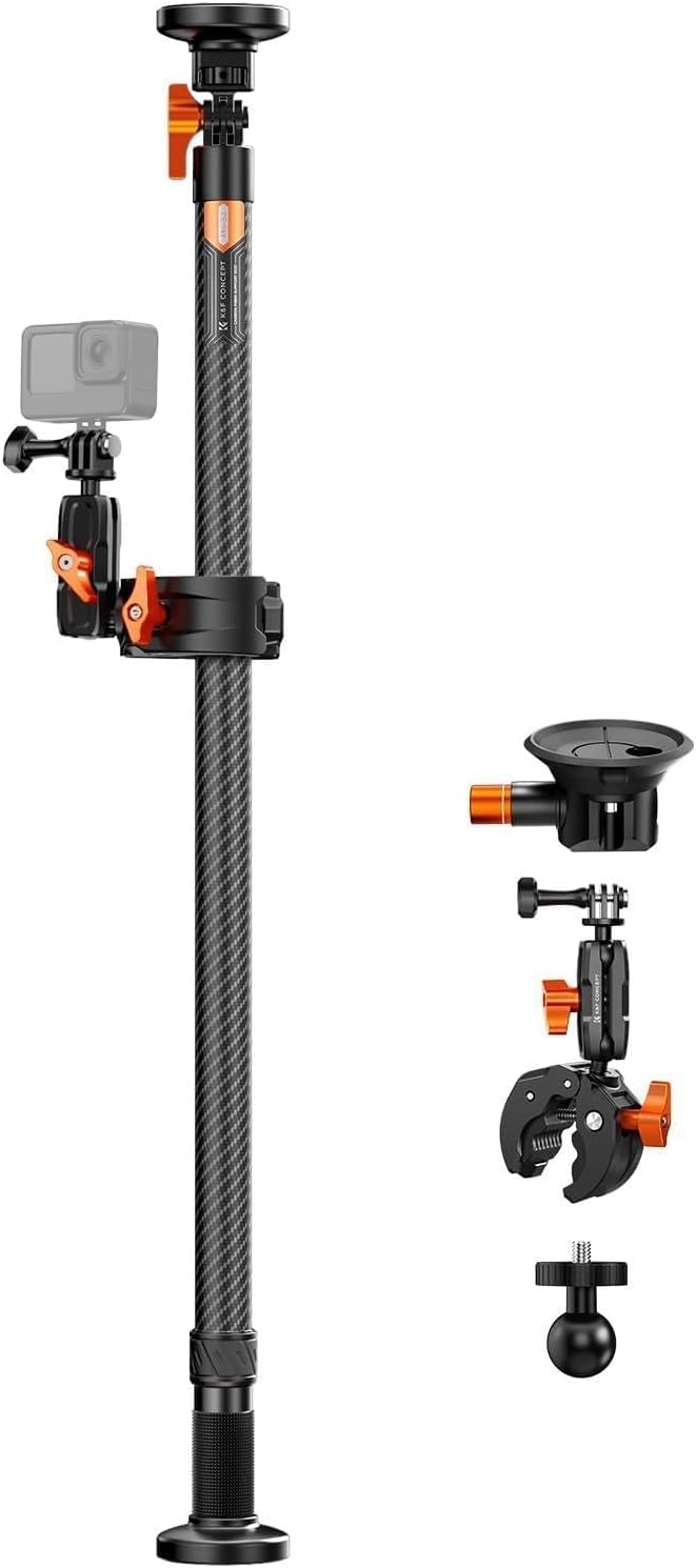 K&F CONCEPT Car Mount Support Pole 27.6-49.2" Adjustable