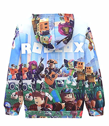 Felpa per bambini, con scollo rotondo e collo