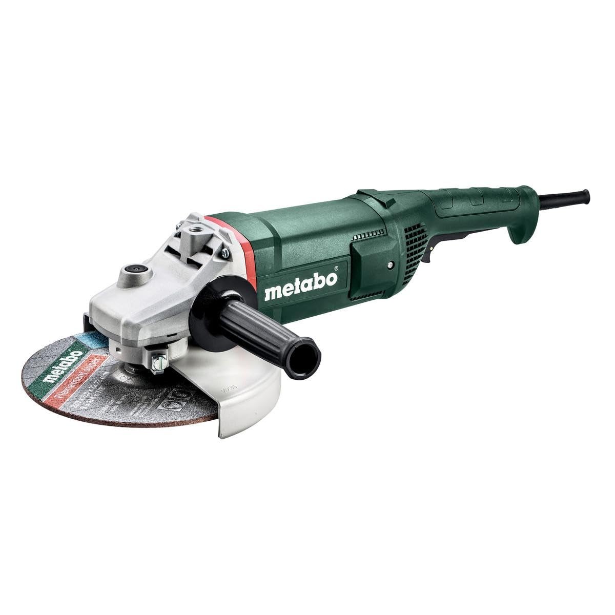 Metabo smerigliatrice angolare WE 2400-230 – 606484000 – Per lavori di levigatura e taglio precisi – Potenza 2.400 Watt, disco Ø 230 mm