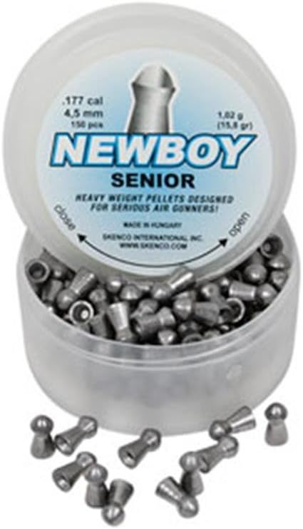 NewBoy Senior .177 Cal, 15.8 Grains, Domed, 150ct