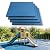 MYOYAY 1" Thick Interlocking Tiles 4 Pack 20" x 20” Rubber Flooring Mats Non-Slip Heavy-Duty Mats for Playground, Indoor and Outdoor Gym Floor, Sport Floor, Backyard Play Area