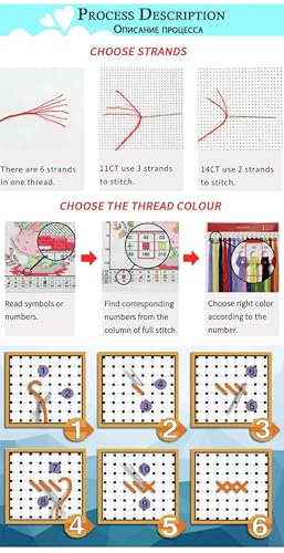 Image of Findvoor Stamped Cross Stitch Kits for Beginner Embroidery Kits for Beginners Adults DIY 11CT Cross Stitch Patterns Needlepoint Kits Crossstitching Kits-Van Gogh Starry Sky 18x18 inch