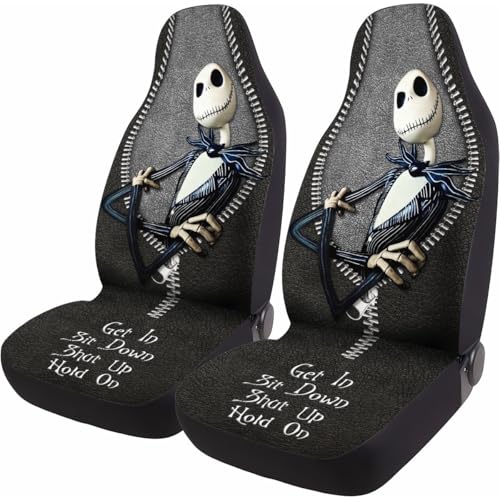 Housses de siège Skellington pour un intérieur de voiture unique au quotidien
