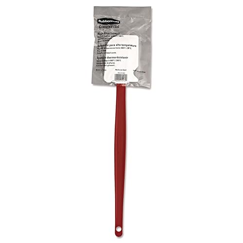 Rubbermaid Commercial Products - Espátula y raspador de alto calor, 16.5", Rojo