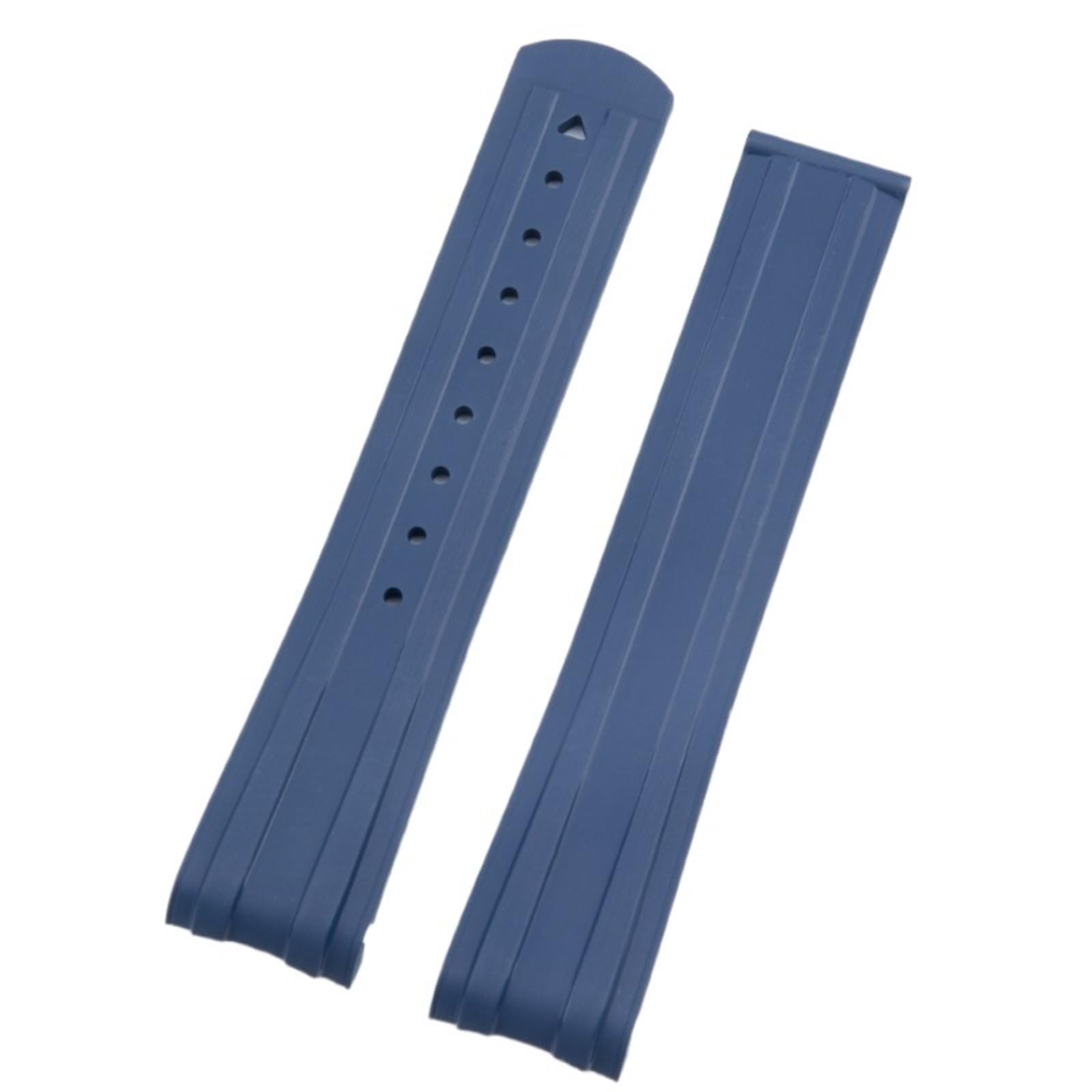 20mm Nouvelle extrémité incurvée en Caoutchouc fluoré pour Bracelet 300 plongée en Acier Inoxydable Boucle Pliante Bracelet de Montre de Remplacement