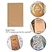 3 Pack Travel Journal Notebook for Travelers or School - Kraft Brown Soft Cover - 5.5” x 8.25” - 96 Blank Pages with 48 Sheets