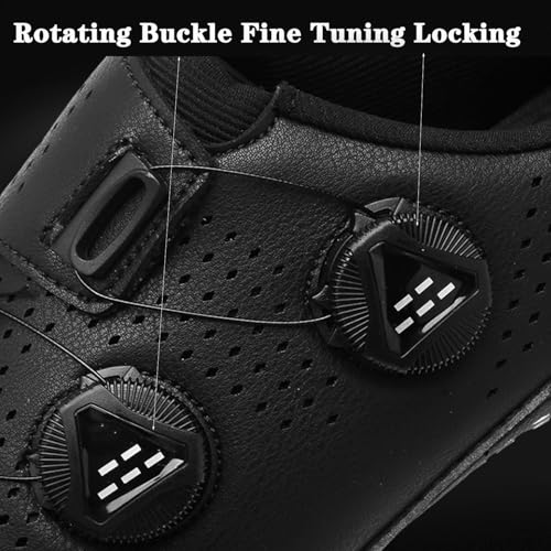Cycling Shoes Men/Women – SPD & SPD-SL Compatible (2 Holes + 3 Holes) – Breathable – for MTB and Road Bikes3