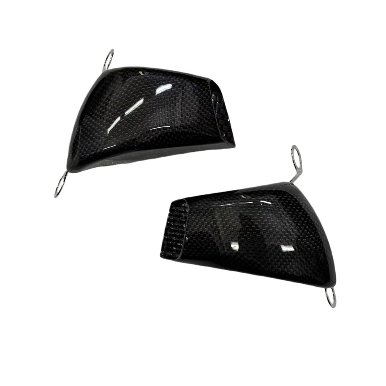 Compatibile con accessori moto da 100 mm e 108 | Copriradiatore pinza anteriore in fibra di carbonio(Matte-108MM)