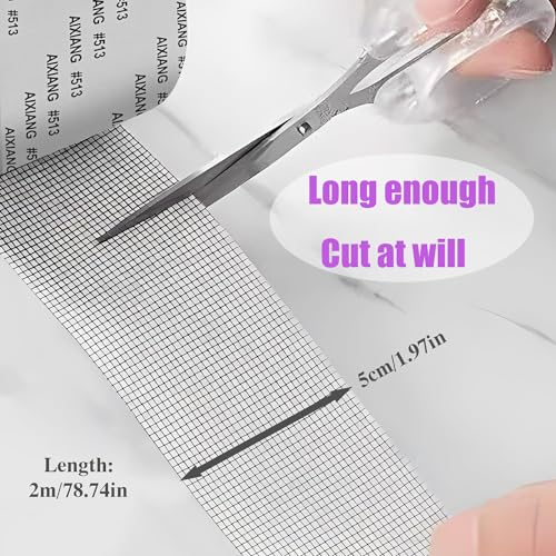 Tikysky Fliegengitter Reparatur Klebeband, Reparaturband für Moskitonetz Stark Haftender Insektenschutz Fenster Fliegengitter Reparatur Set für Reparaturlöcher (5 cm*2 m)