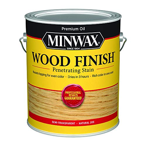 Image of Minwax 710700000 Wood Finish - Penetrates, Stains & Seals, 250 VOC, Gallon, Natural