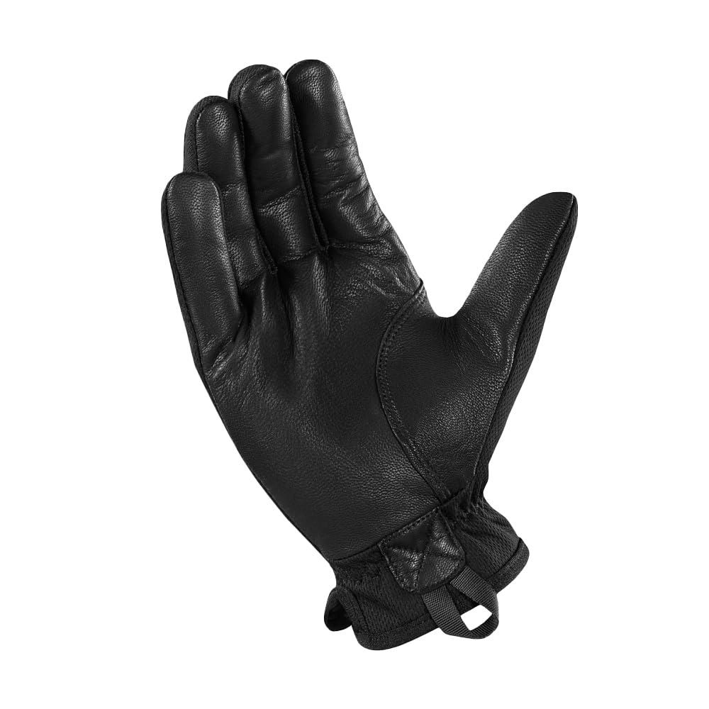 M-Tac Guanti tattici Scout Tactical Mk.2 - Pelle & Sintetico, antiscivolo, traspiranti, caldi, resistenti, per attività all'aperto, tiro e militari, colore nero, M
