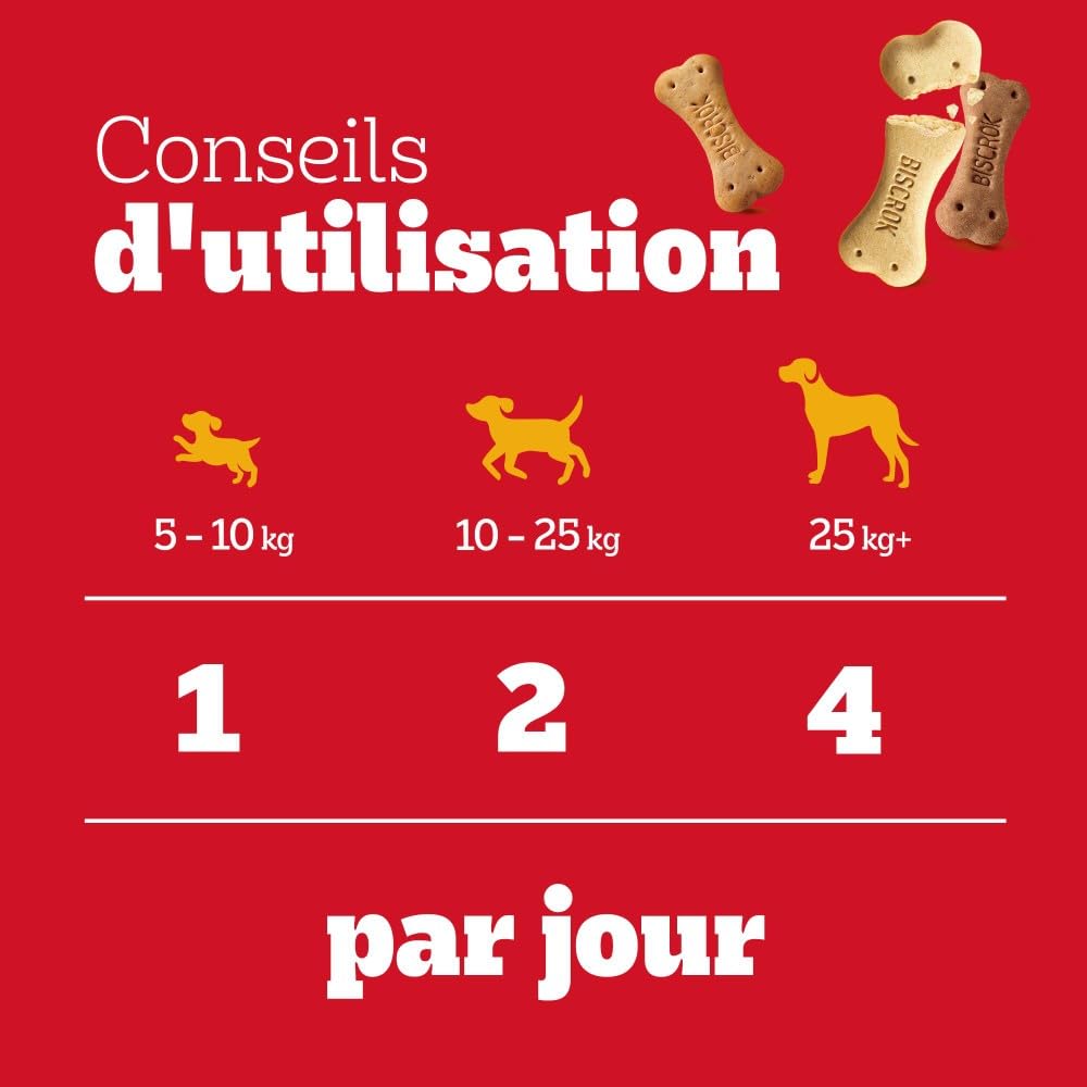 Pedigree Biscrok Multi Mix 500 g friandises pour Chien (Pack de 12)