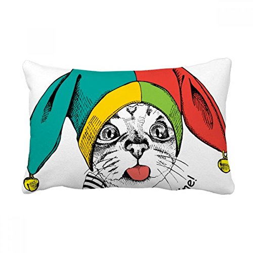 Coussin chat Je suis Bien pour confort lombaire et décoration canapé multicolore - 2