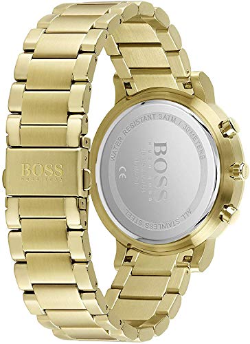 Hugo Boss Stainless Steel Analog Black Dial Men's Watch-1513781 - Image 3