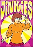 Ata-Boy Scooby Doo Velma Jinkies Plastic Decorative Magnet, 1 Count, Orange, 1 Piece