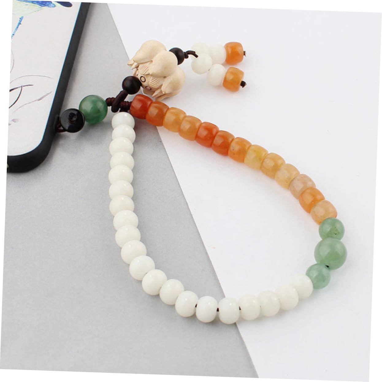 Mikikit 3pezzi Lanyard Per Smartphone Stile Cinese Con Design Di Fior Di Cinturino Elegante e Creativo Per Uso Quotidiano Leggero e Durevole Ottimo Per Amici e Famiglia