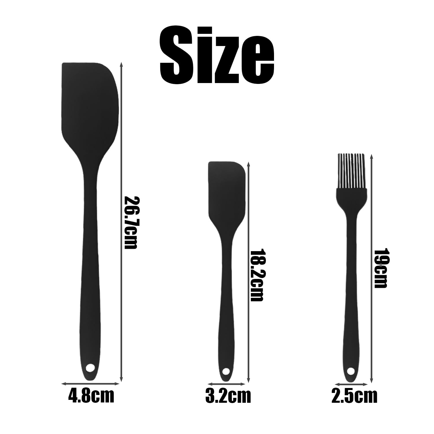 Kit de Cuisson en Silicone Résistant à la Chaleur avec Brosse à Huile et Outils de Cuisson