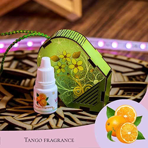 Image of Air Freshener For Toilet Bathroom Washroom Deodorizer Scent 5 ml. Essential Oil Diffuser Eliminates Odor Air Purifying Aroma Box Hanging Automatic Smell Remover (Tango Fragrance, 1 pcs)