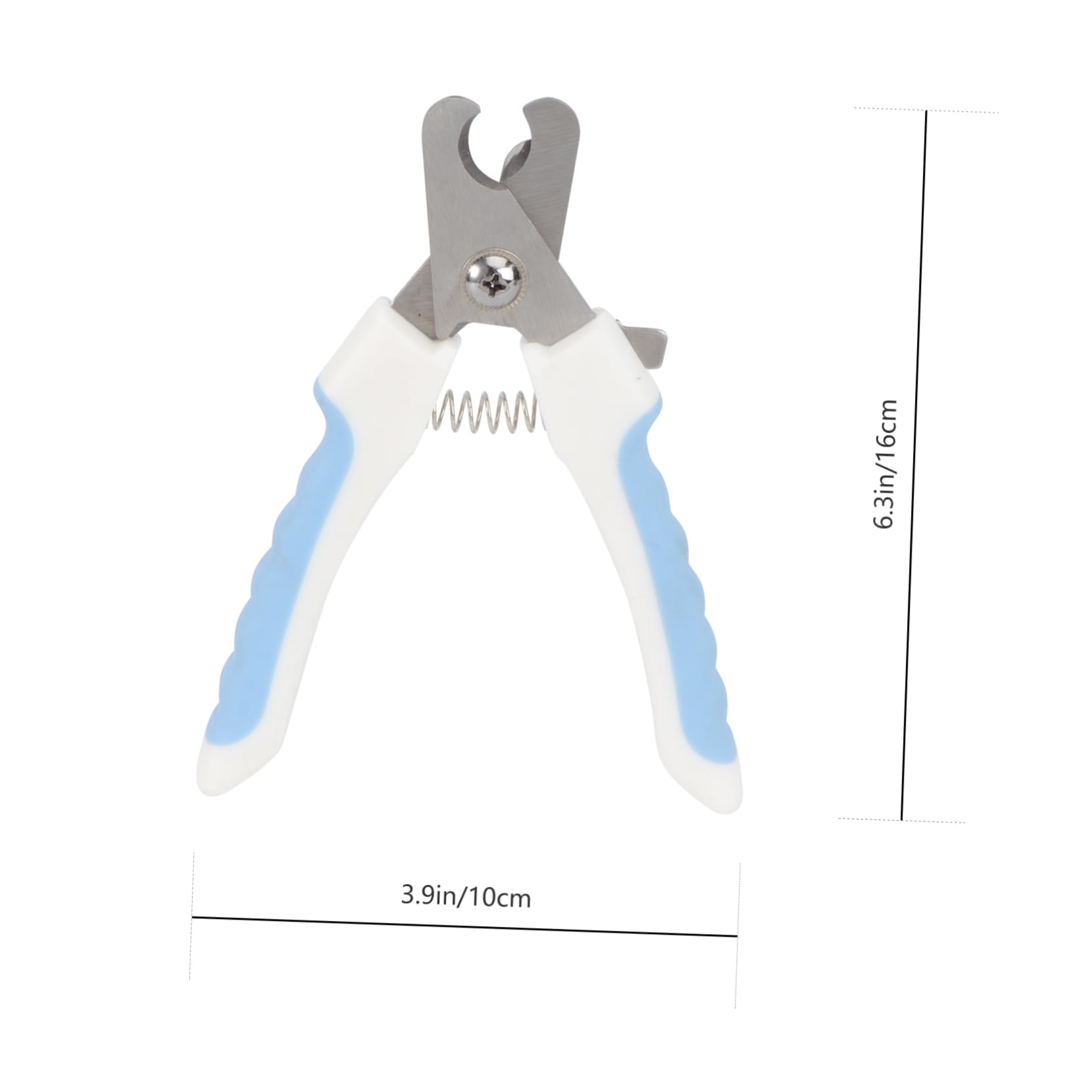 Toyvian 2pcs Pet Nail Cutter Nail Clipper for Dogs Cats for Home Shop Use Blue Random Color Parts Random Color