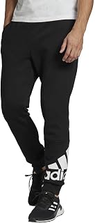 Men's Essentials Fleece Tapered Cuff Logo Pants