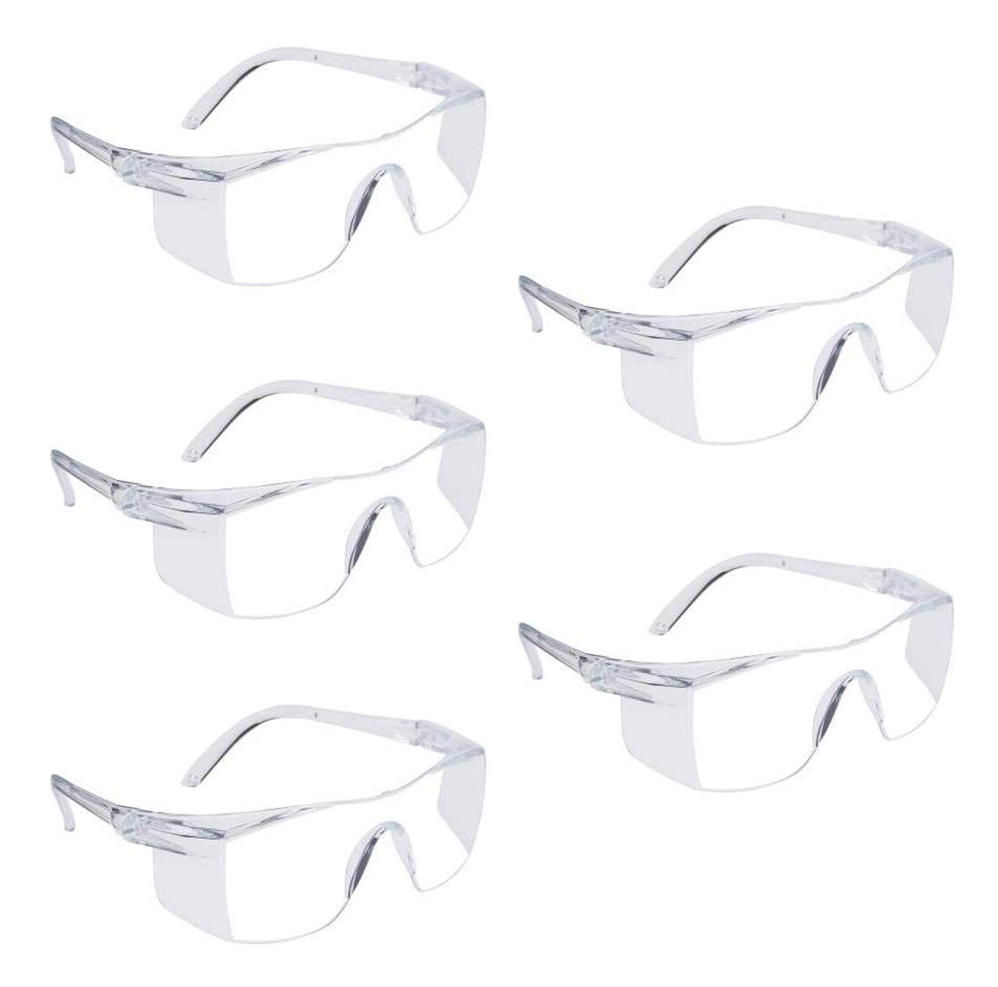 THUNDERSTORM® 5 Pcs Safety Goggles Eye Protection, Anti Fog, Scratch Resistant, UV Protected, Light Weight Polycarbonate Protective Safety Glasses (B08CSJF5QH) Amazon Price History, Amazon Price Tracker