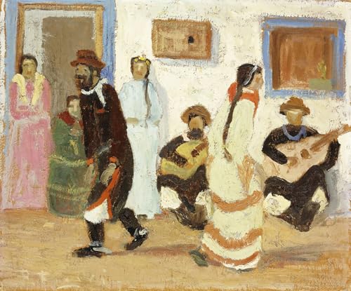 Toile Danse créole de Pedro Figari, l'art portrait pour vibrer au quotidien