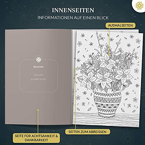 My Thoughts - Mandala Malbuch für Erwachsene Entspannung von Lebenskompass® - Mandalas für Erwachsene und Jugendliche… – Bild 5