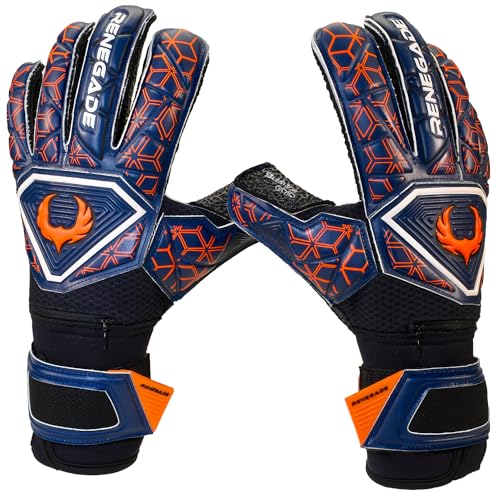 Renegade GK Triton Octane Goalie Gloves with Pro-Tek Finger Savers, Octane - Roll Cut, 8 - Image 2