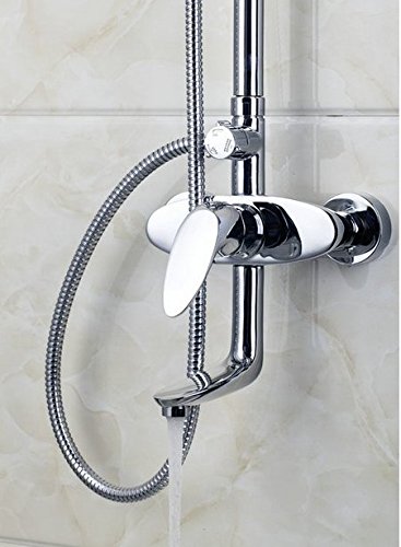 Ensemble de douche mural 20,3 cm avec mitigeur et douchette Gowe - 4