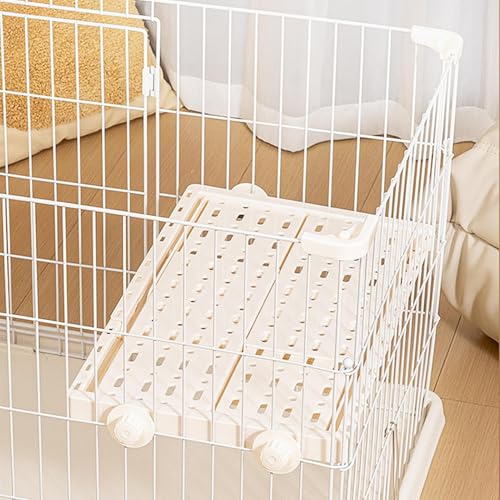 Habitat pour hamster et espace retractable pour lapins avec accessoires de cage