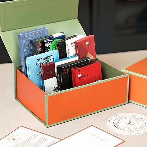 Bar & Cocoa Chocolate Bars of the World Gift Box (Mixed w/Flavors) 10 Bars - World Chocolate -...