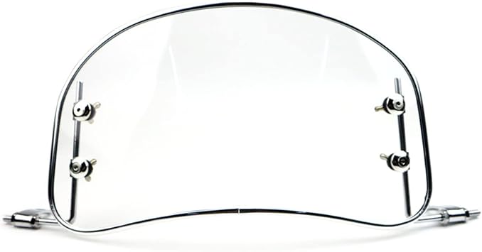 Motorcycle Windshield Motorcycle Windshield Bike Deflector Fits Most Motorcycles Clear/Black