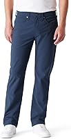 Levi Strauss Signature Men's Comfort Flex-Pro Straight Pants - 4-Way Stretch, Wrinkle-Free, Slim Fit Comfort