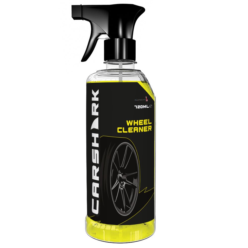 CARSHARK Wheel Cleaner Trigger Spray – 720ml | Alloy Wheel & Rim Cleaner | Wheel Shiner for Deep Cleaning | Car Care Accessory-image-9