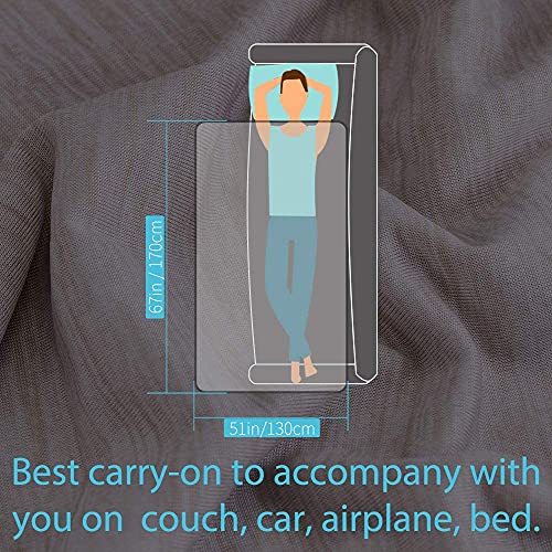 Elegear Revolutionary Cooling Blanket Throw Absorbs Heat to Keep Body Cool for Night Sweats, Arc-Chill 3.0 Cool Fiber Q-Max>0.5 for Hot Sleepers, Lightweight Summer Cold Blankets for Sleeping, Beige