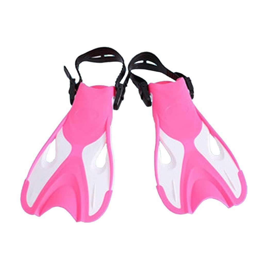 Pinne da Snorkeling for Bambini, con Fibbie Regolabili, con Tallone, for Nuoto, Sport Acquatici, Piscina, Immersioni, Nuoto