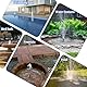 10W Solar Teichbrunnen, 1350L/H Solar Teichpumpe mit 5.0 m Netzkabel, Solar Wasserbrunnen Pumpe für Gartenteiche Pool Wasserspiele