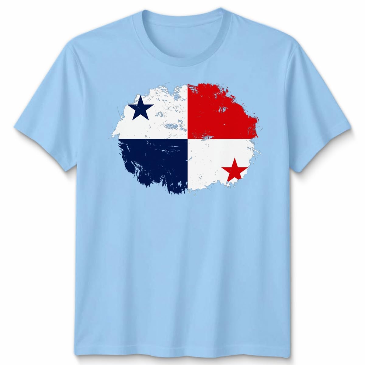 D&T Panama Faded Flag Unisex Tshirt Panamá Football Panamanian Gift Shirt Unisex S Sky Blue