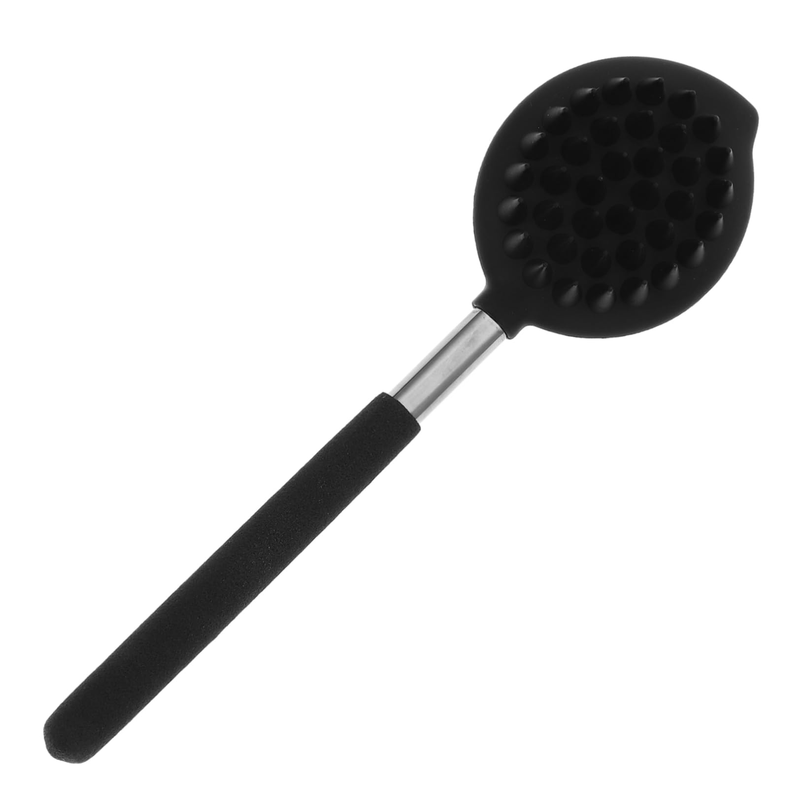 Baluue 4pezzi Spazzola Da Bagno Silicone Con Manico Lungo Scrubber Esfoliante Per Massaggio e Detersione Della Strumento Per La Del Corpo Accessorio Da Bagno Elegante e Resistente