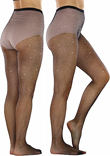 Image of ToBeInStyle Women's Sexy Vibrant Fine Classic Fishnet Full Footed Pantyhose