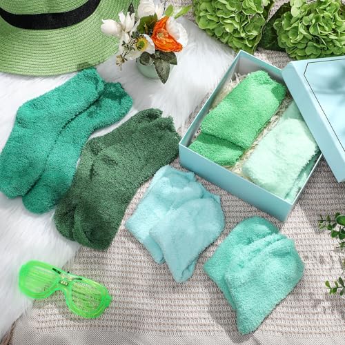 Image of Handepo 60 Pairs Women Fuzzy Socks Bulk