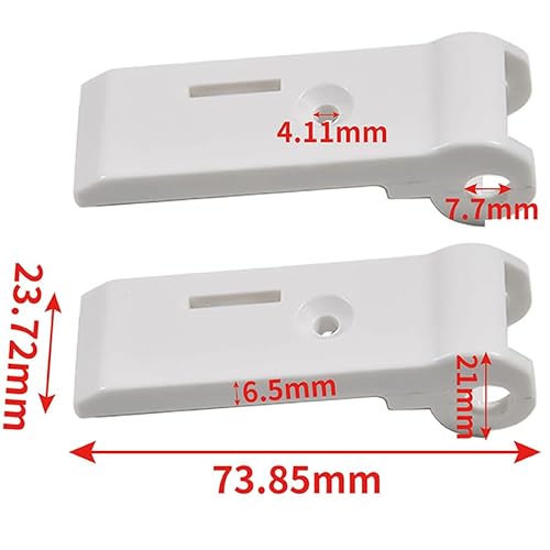 VHEUHZ 1 Paar Scharnier für Kühl-Gefrierschrankfach kompatibel mit Dometic kühlschrank gefrierschrank türscharnier 2412125110