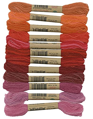 Valdani Hilo Tamaño 15 Lana 2ply 12 Madejas Muestra Huerto Abundante miniatura 1
