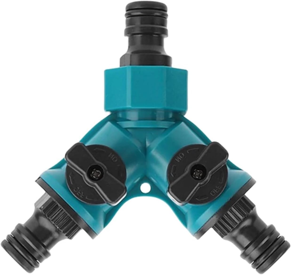 Garden Tap Water Splitter – Adjustable Y-Type Hose Connector, Two-Way Multiple Outlet Faucet Diverter(Y Type Tee)