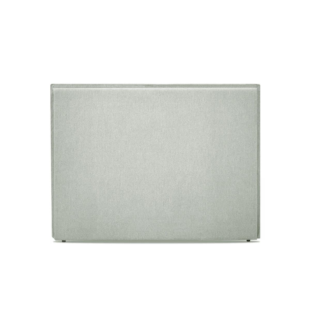 WIN REST Cabecero de Cama Duna Tapizado Lino Tela Antimanchas, Fibras Naturales, Tacto Fresco, Moderno y Elegante, Color Lino Natural, Cabecero 100X120 cm (Cama 90)