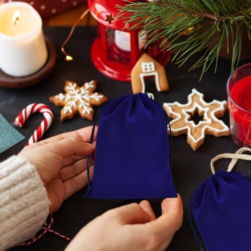 20 Sacchetti Velluto Per Gioielli - 12x15 Cm - Ideali Per Matrimoni E Regali - Foto 4