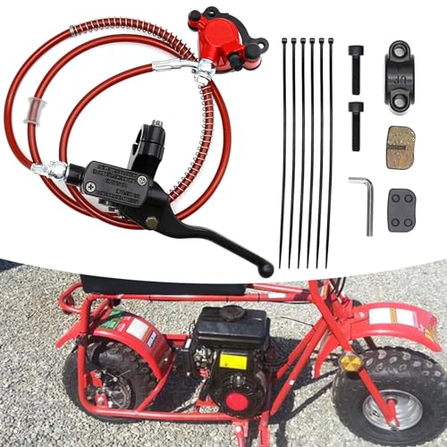Freno de disco hidráulico para mini bicicleta Predator 79cc y manillar 7/8" 6