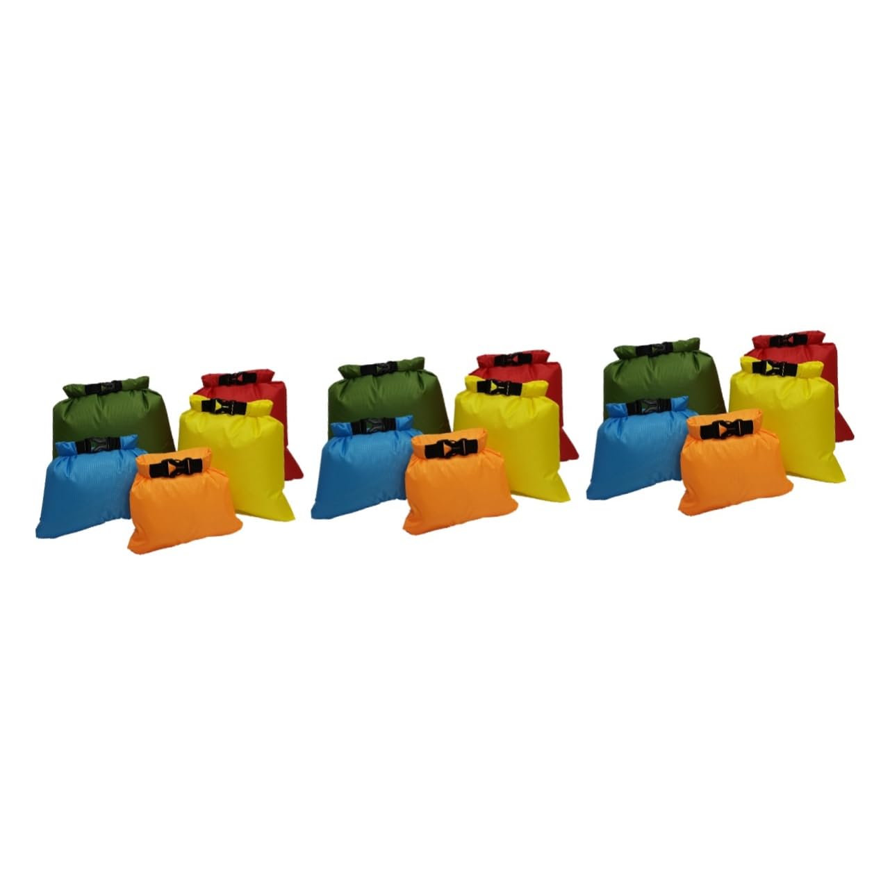BESPORTBLE 15pezzi Sacchetti Impermeabili Multifunzionali Per Viaggi e Attività Outdoor Borse Da Campeggio Per Conservazione Sicura Colore Casuale