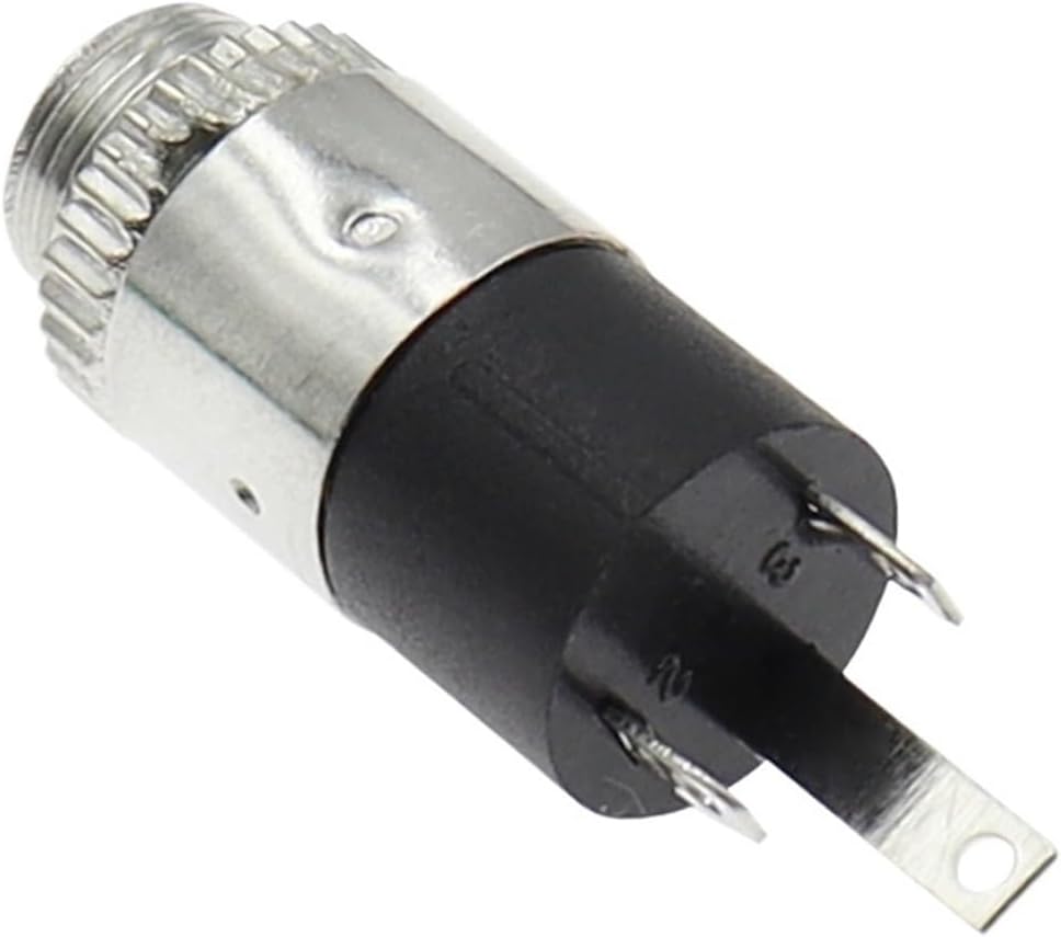 3.5mm Female Sockect Jack with Screw Audio Headphone Connector