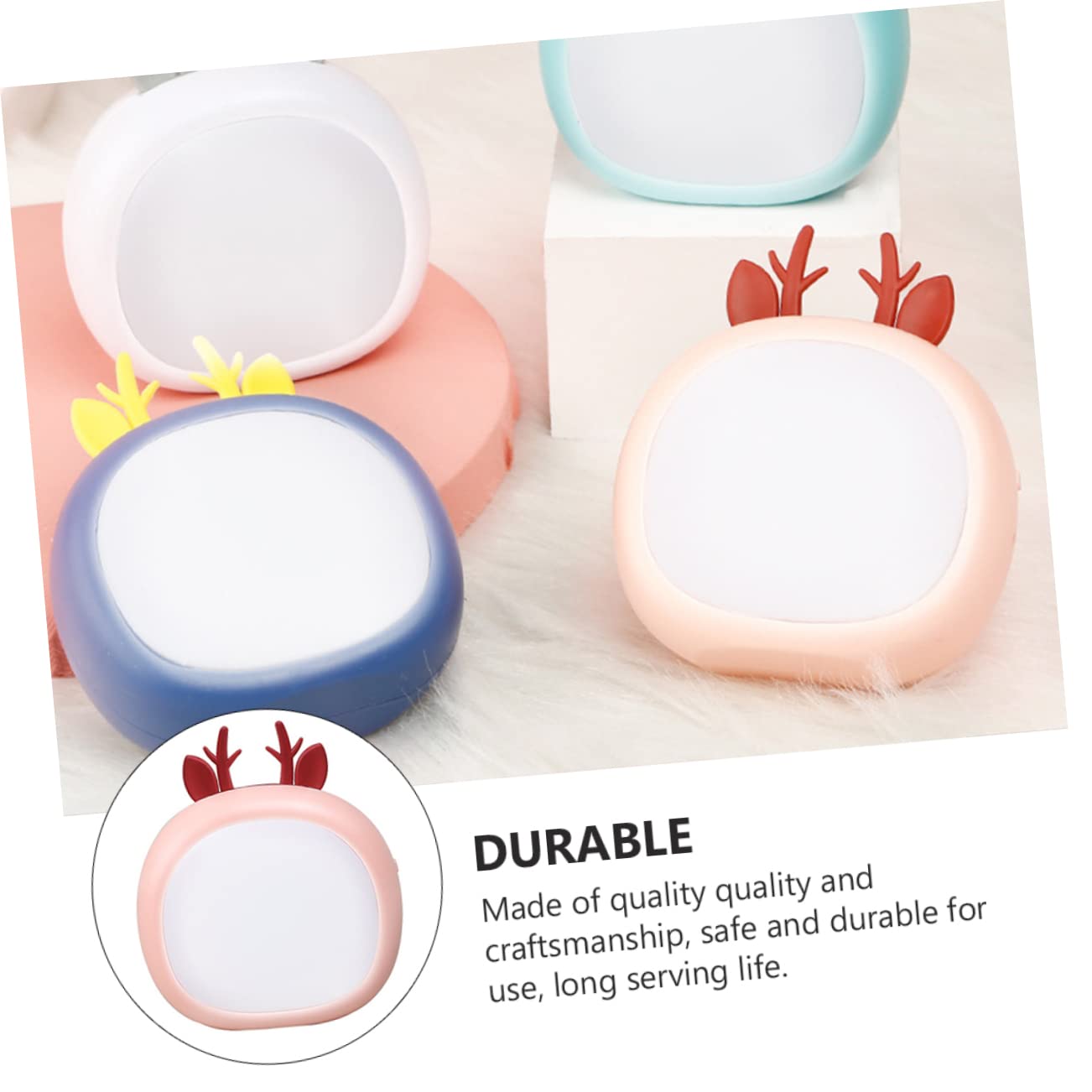 Caldo Giocattolo Per Più Caldo Batteria Usb Polso Mano Banca Elettronico Mini Luce Notturna Accessori Da Campeggio Plastica Rosa